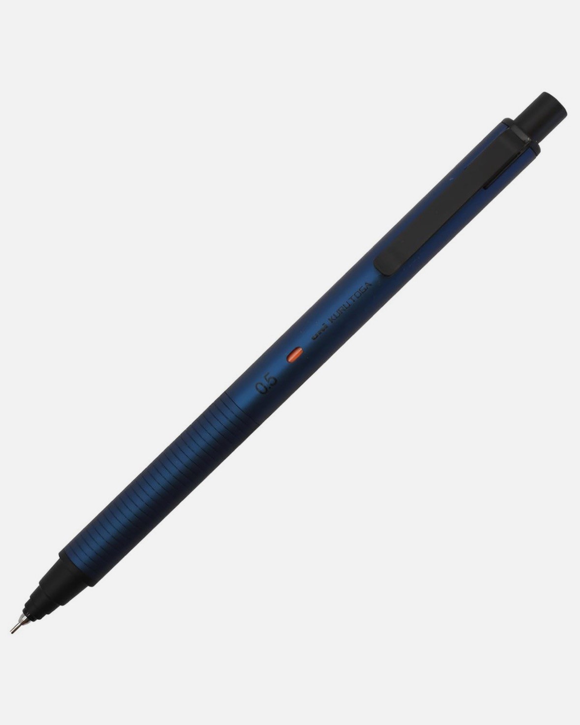 UNI KURU TOGA METAL Mechanical Pencil 0.5mm Silent Blue Body M5-KH Made In Japan
