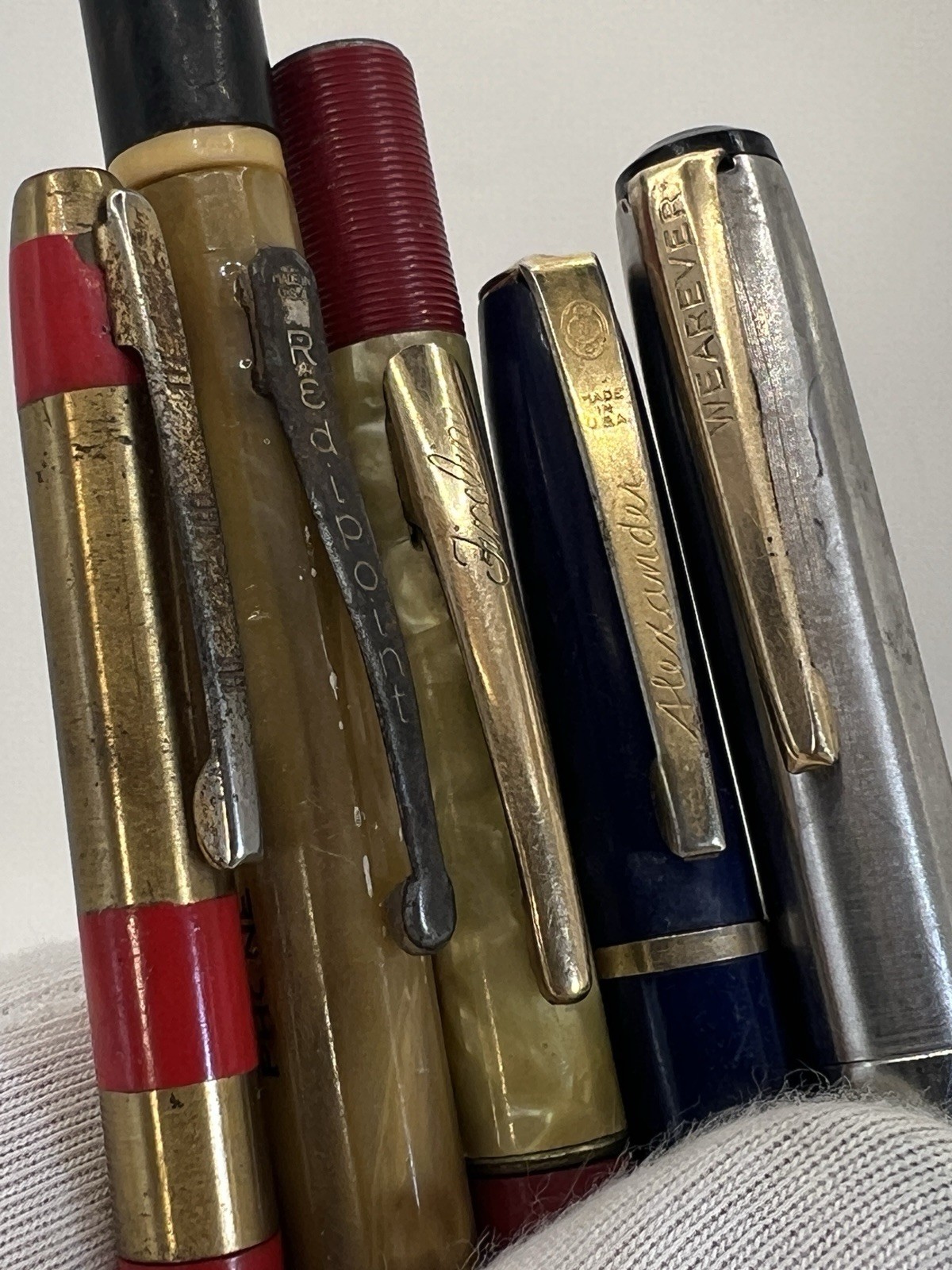 Vintage Pen & Mechanical Pencil Lot 21pc Parker PaperMate Scripto USA