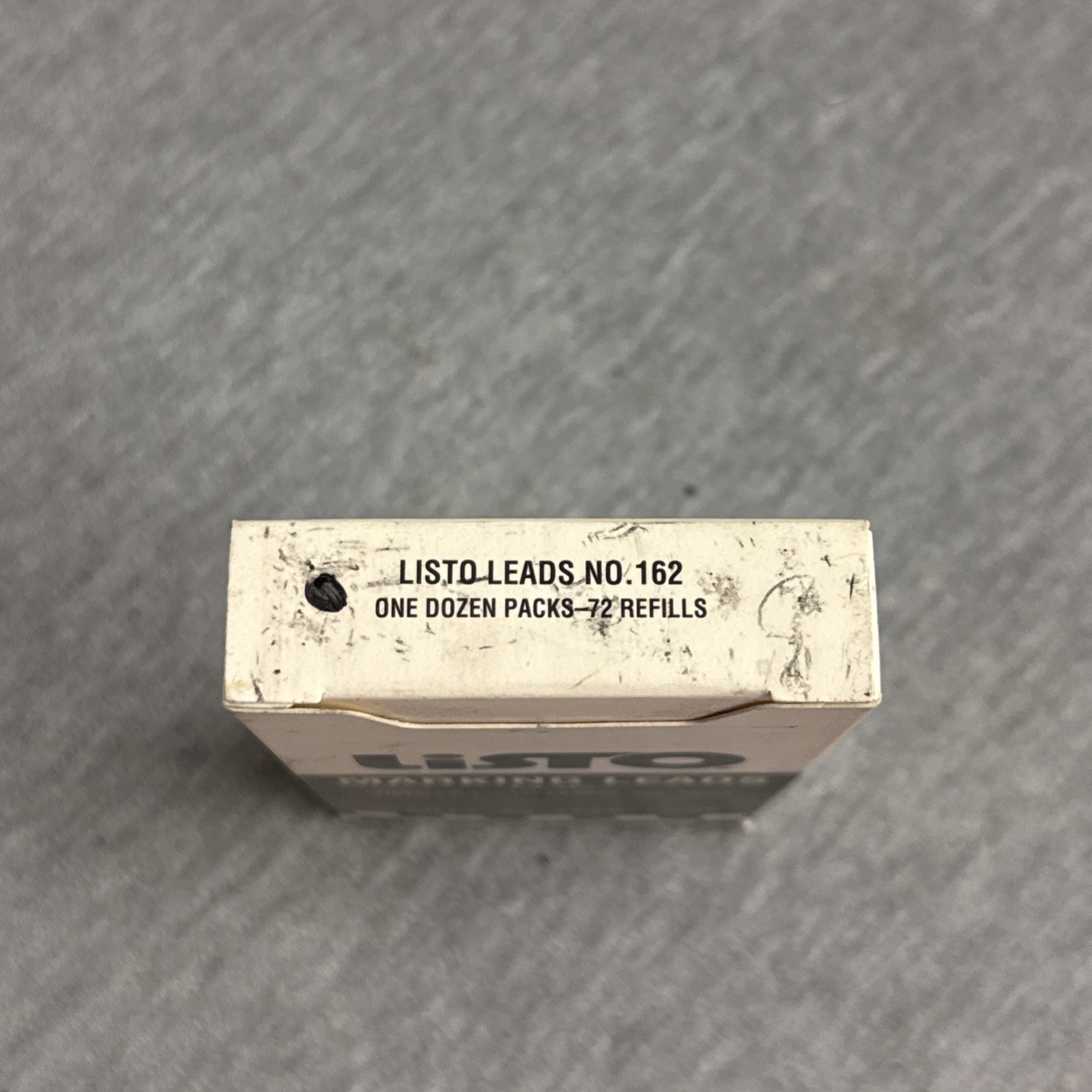 Listo Marking Leads No. 162 Pencil Refills for No. 1620 ( 288 refills) – Black –