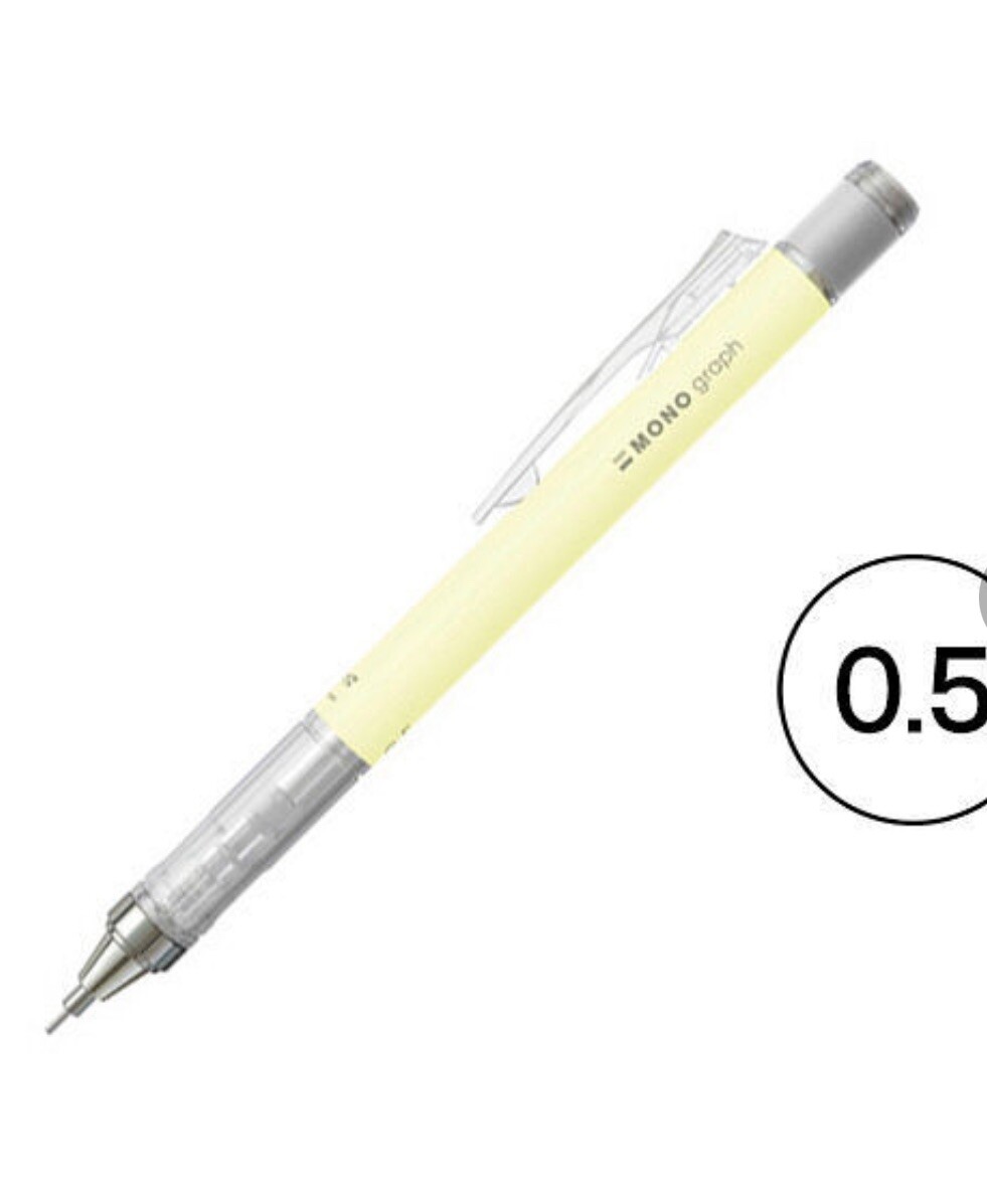 Lots Of Three Tombow mechanical pencils Pastel MONO Graph 0.5mm + Free Erasers