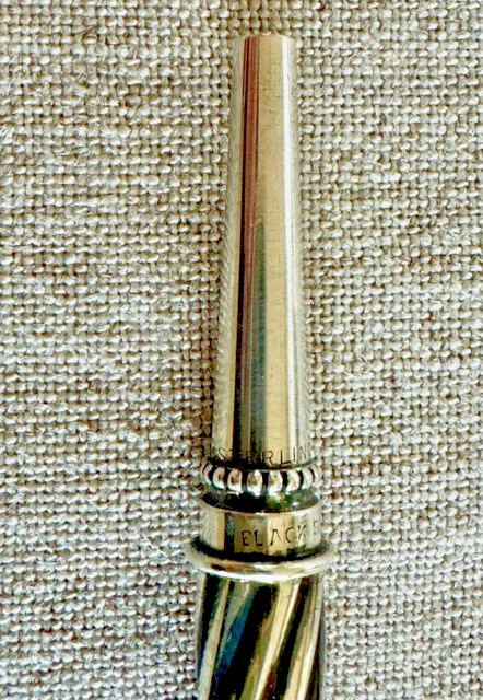 Black Starr & Frost sterling silver vintage pencil