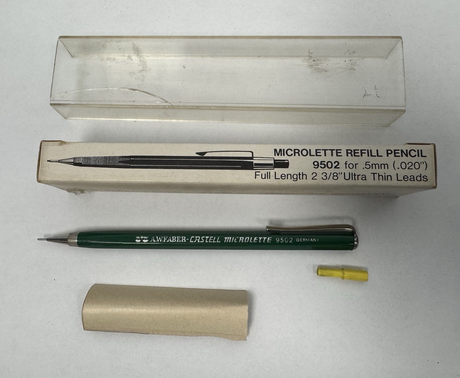 A. W. FABER-CASTELL 9502 Microlette Fine Line .05 Mechanical Pencil