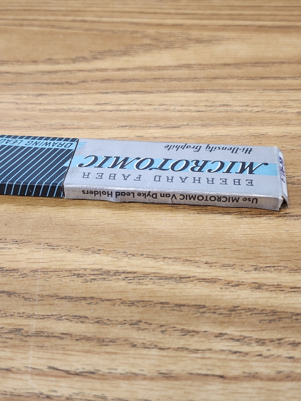 Vintage Eberhard Faber Microtomic 6100 9H 2mm Mechanical Artist Pencil 6pk Lead