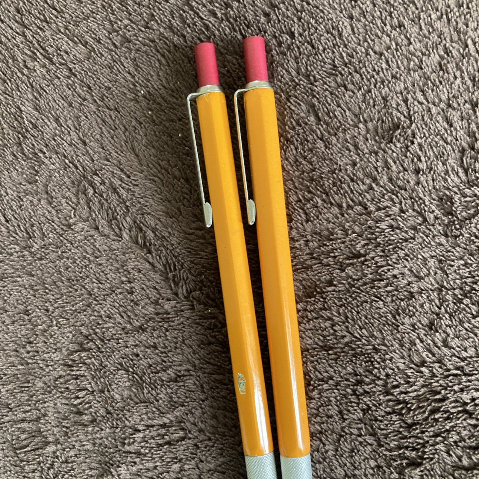 ( 2 ) Vintage Mechanical Drafting Lead Holder Pencil Italy