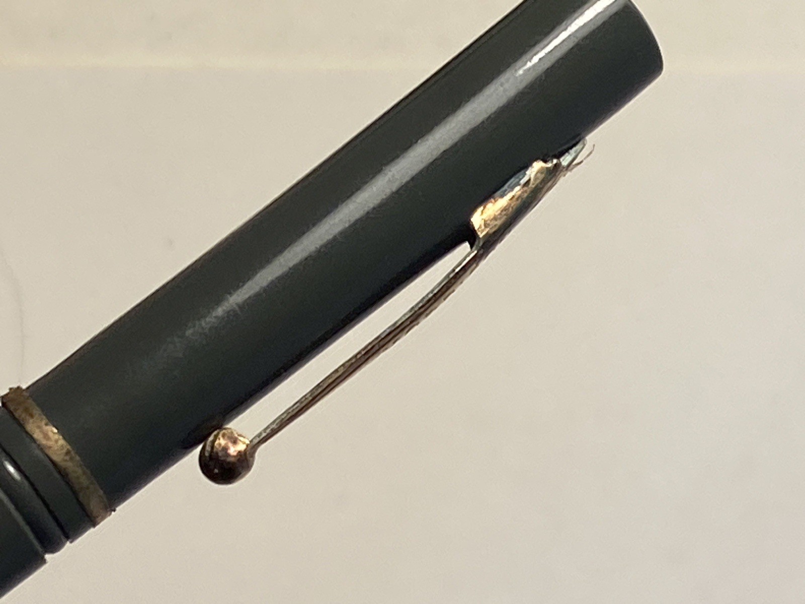 Vintage Morrison Fountain Pen Co. Mechanical Pencil No. 66 Gray & Black