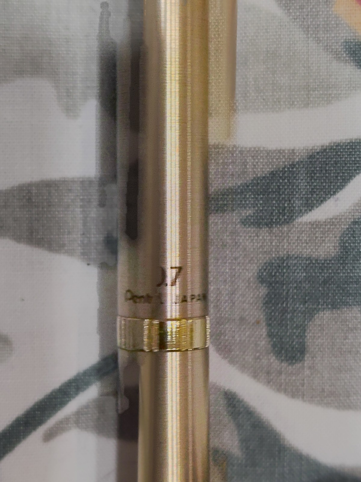 Pentel Excalibur Brushed Stainless Mechanical Pencil 0.7 Japan