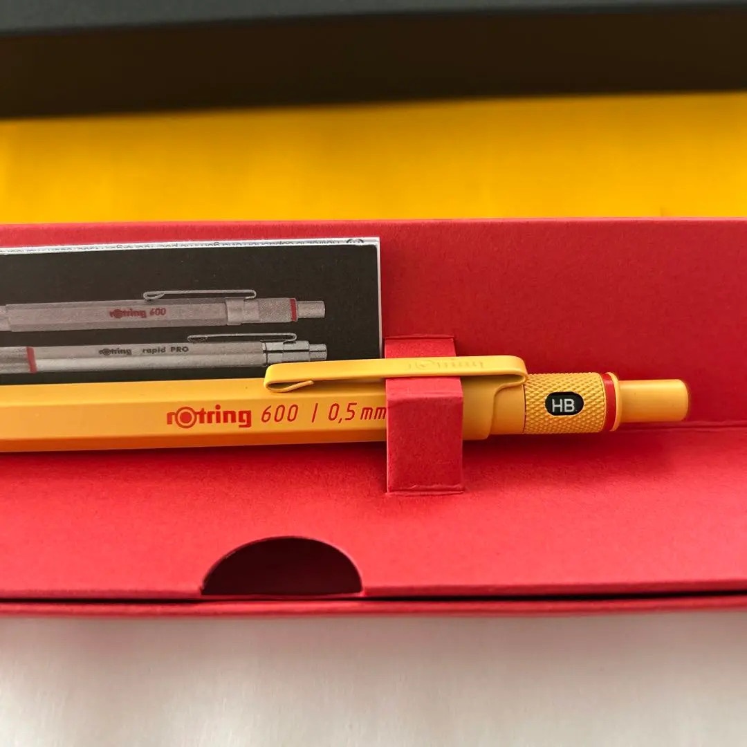 Rotring 600 Loft Limited Color Yellow Mechanical Pencil 0.5 mm With Box New JPN