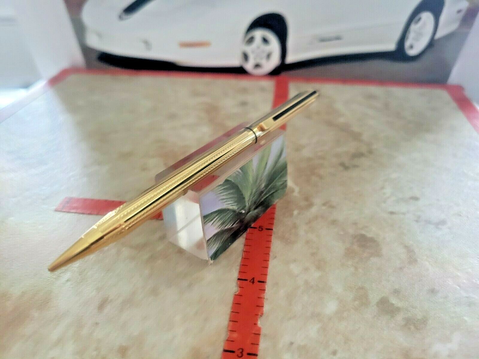 CROSS SIGNATURE weave DIAMOND-CUT 22KT ELECTROPLATE GOLD 0.5MM MECHANICAL PENCIL
