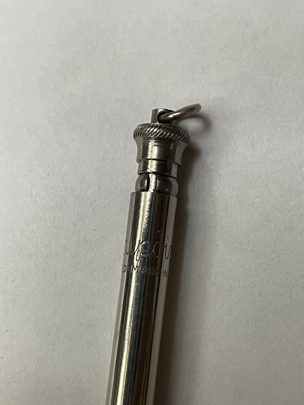 Vintage Redipoint 3.5 in Silver Tone Mechanical Pencil