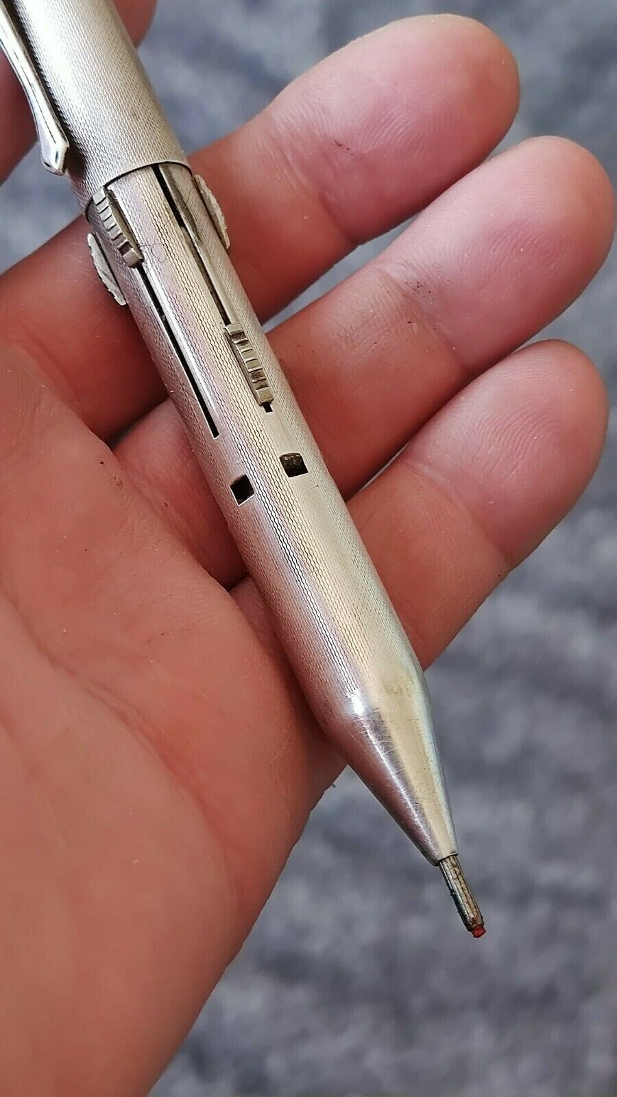 🔴Vintage FEND 900 Solid Silver 6-Colour Mechanical Pencil 1930s EXTRA RARE🔴
