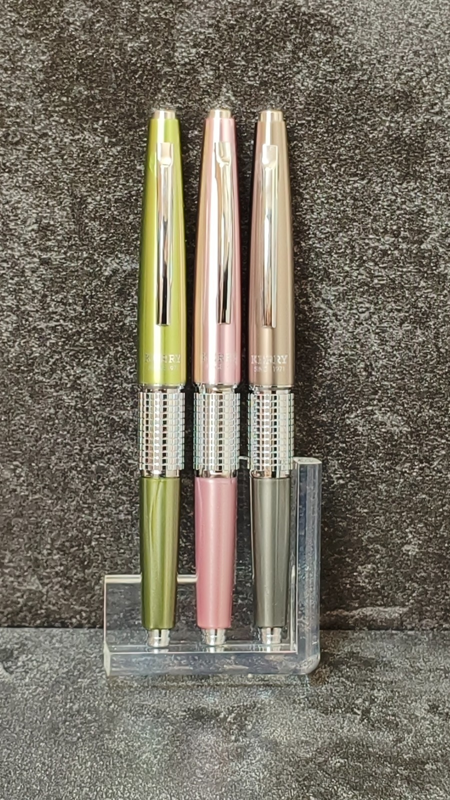 Pentel Kerry Cap Type Mechanical Pencil Set 3 Colors Japan Limited Edition 0.5mm