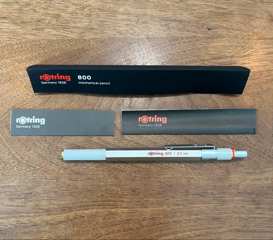 rotring 800 0.5mm mechanical pencil silver