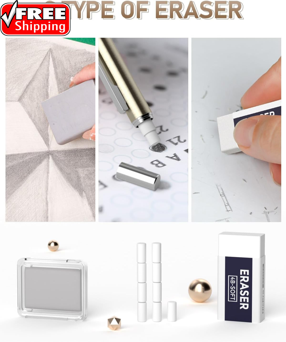 35PCS Art Mechanical Pencil Set, 3 PCS Metal Drafting Pencil 0.5 Mm & 0.7 Mm & 0
