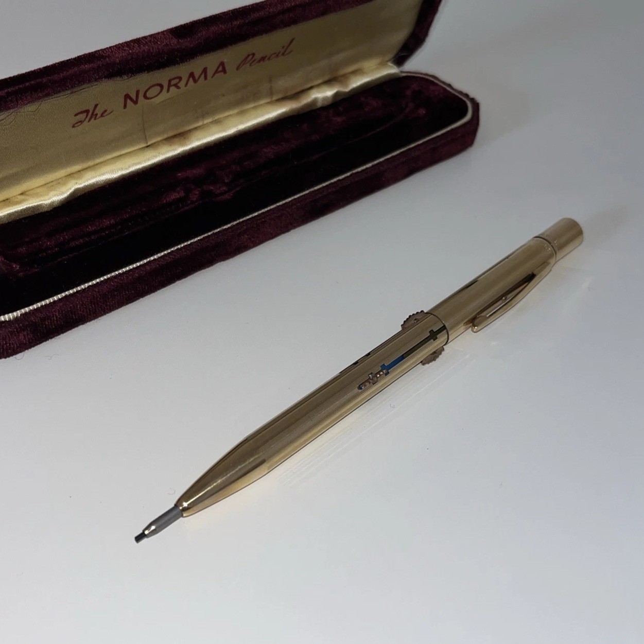 Vintage 14k Gold Filled The Norma Four Color Pencil Made in U.S.A. 4 Color Rare!