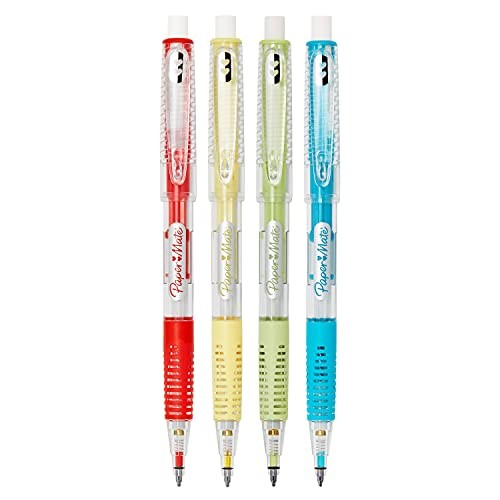 Clearpoint Mechanical Pencils – 0.7mm Break – 4 Count – Assorted