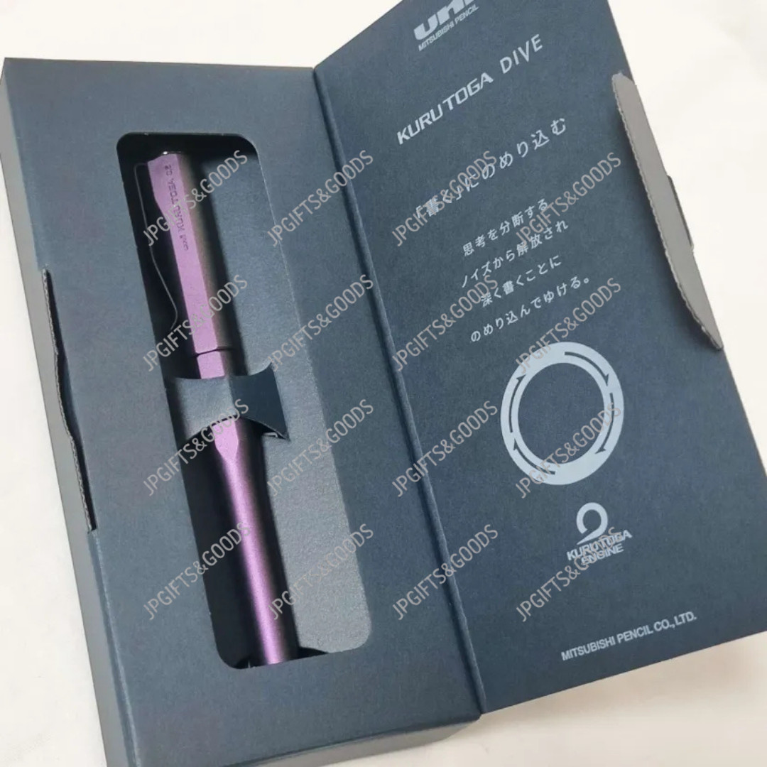 Uni Kuru Toga Dive 0.5mm Mechanical Pencil Aurora Purple NEW Kurutoga
