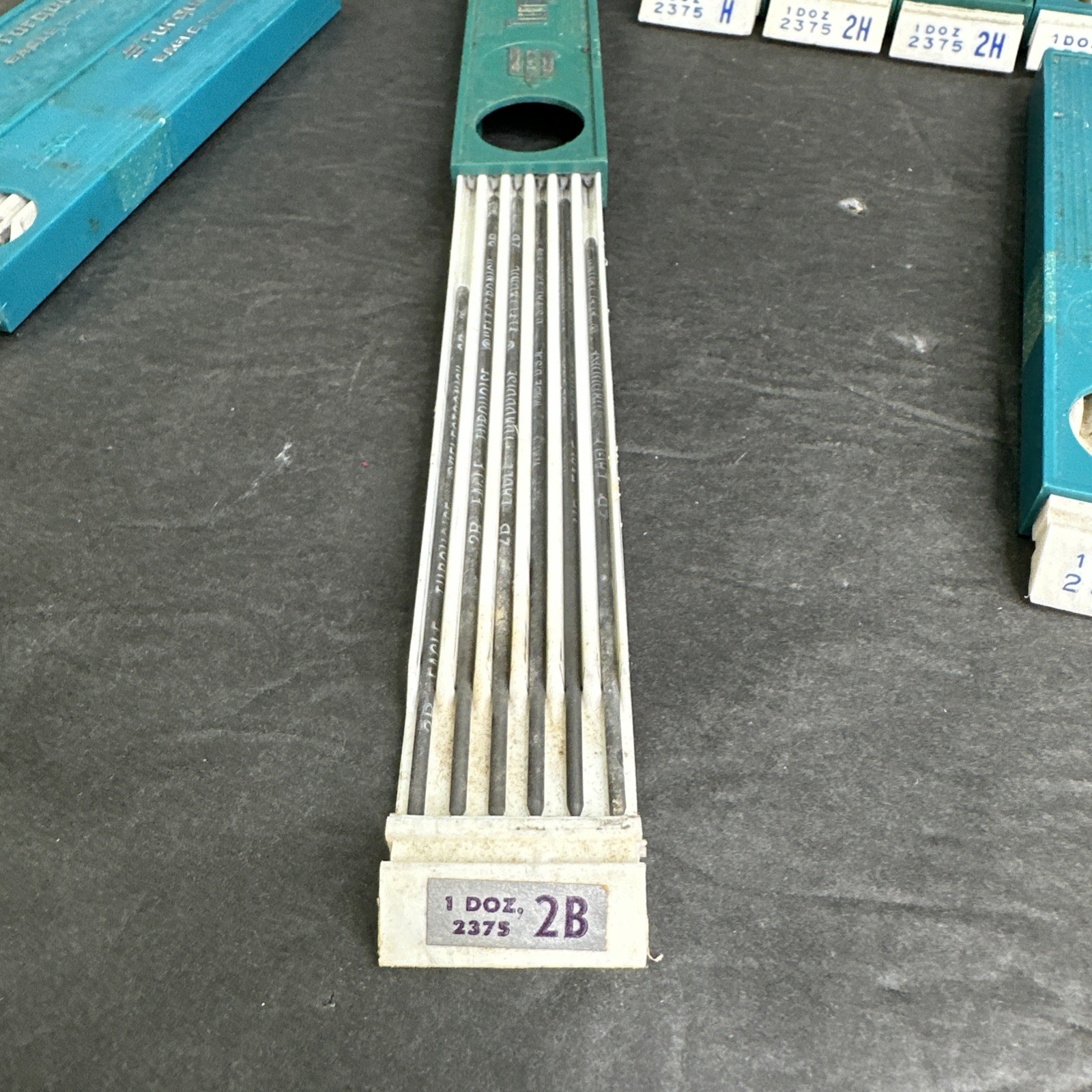 13 Packs Berol Turquoise Eagle 2375 Drawing Leads F 2H 4H 2B HB 3H 6H