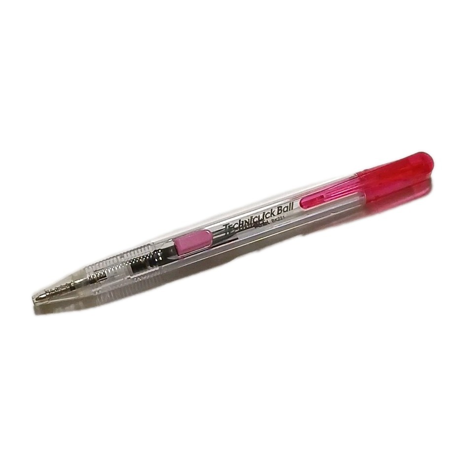 Pentel Techniclick Ball Side Advance Pen Pink BK221