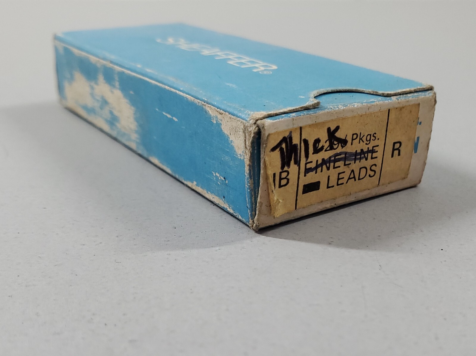 Vintage Sheaffer Thick Leads BLACK HB Medium 11 Tins of 18 with Box 198 Total