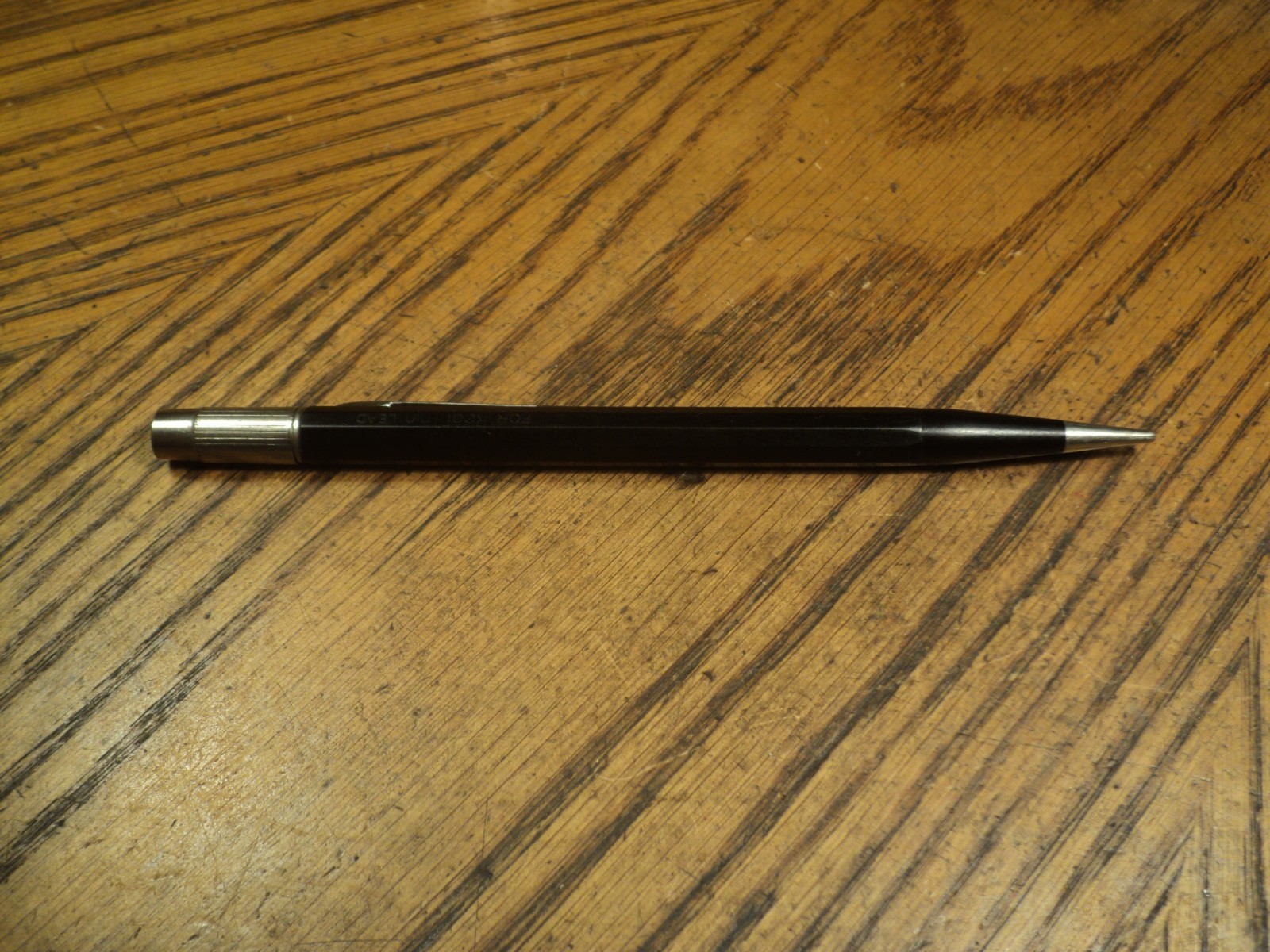 Vintage Autopoint Mechanical Pencil Crownover Insurance Agency Metal Cap USA