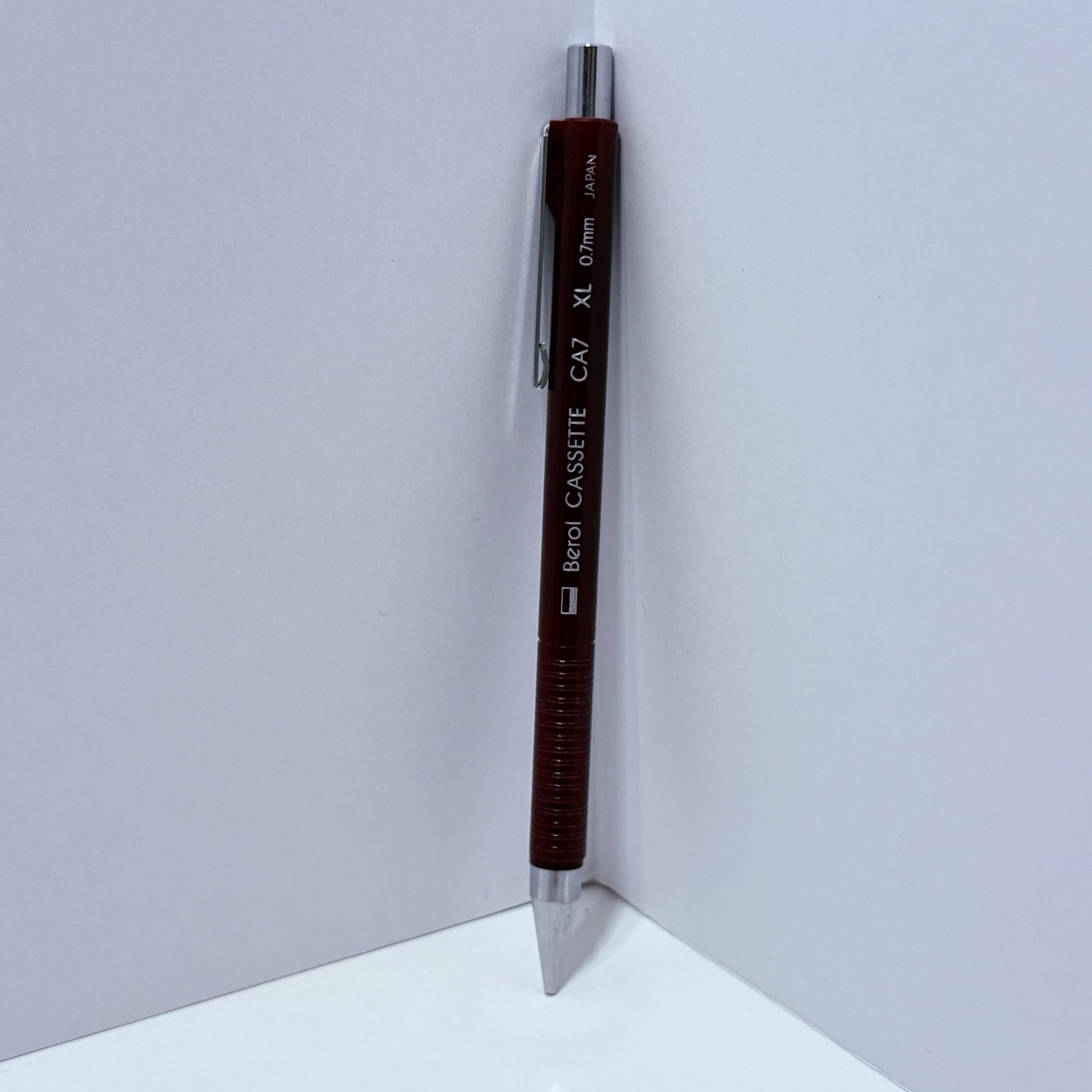 Berol Cassette CA7 XL 0.7mm Drafting Mechanical Pencil Maroon Made in Japan Vtg