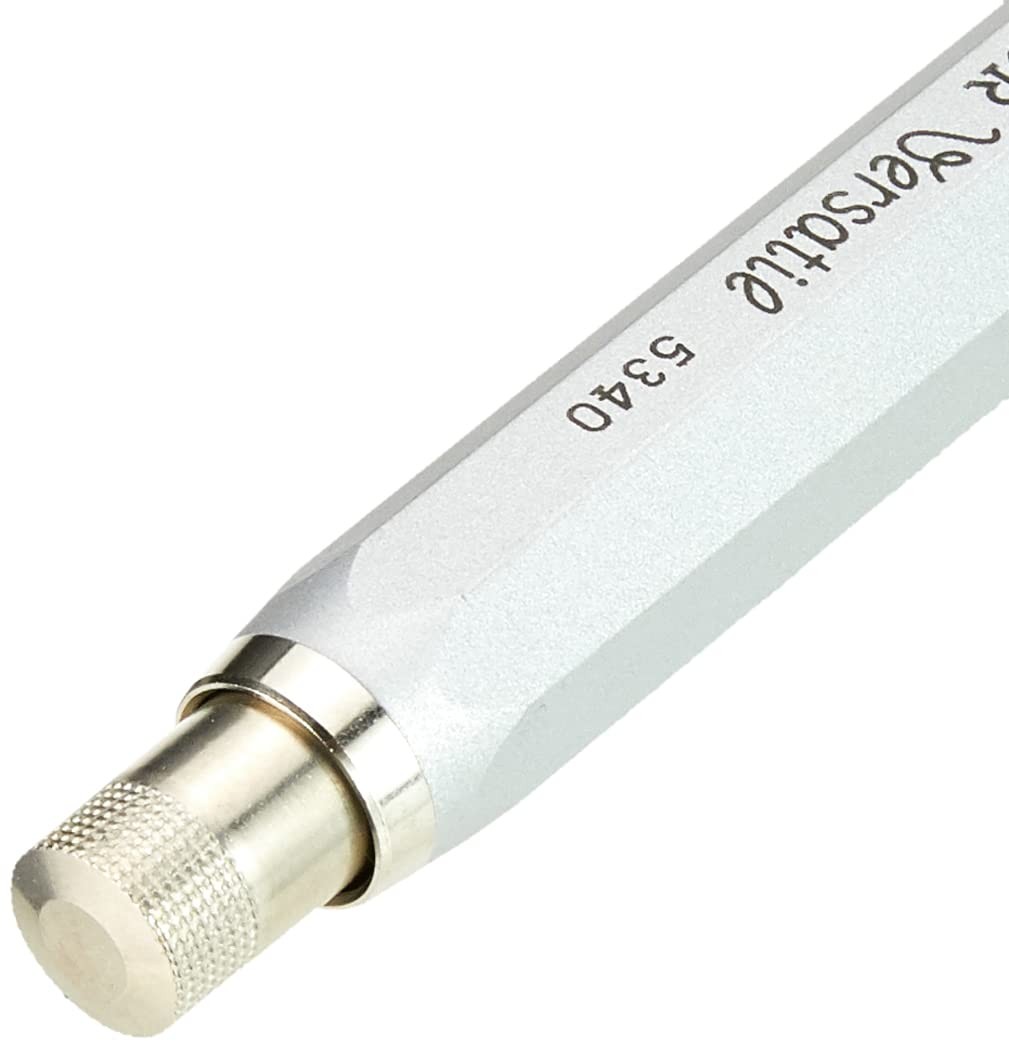 Koh-i-noor Silver Mechanical Pencil 5.6Mm High Quality Metal Writing Instrument