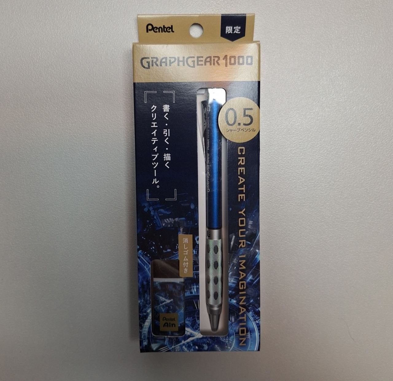Pentel Graph Gear 1000 Don Quijote Limited mechanical pencil Graphgear Blue 0.5m