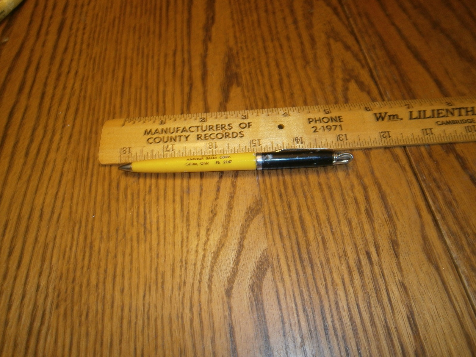 VINTAGE MECHANICAL PENCIL RITEPOINT SPEICHER’S CELINA OHIO ANCHOR SALES PH 2147