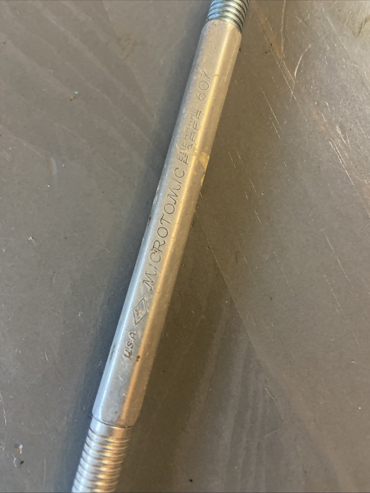 Vintage Eberhard Faber Microtomic 607 Mechanical Pencil Metal USA