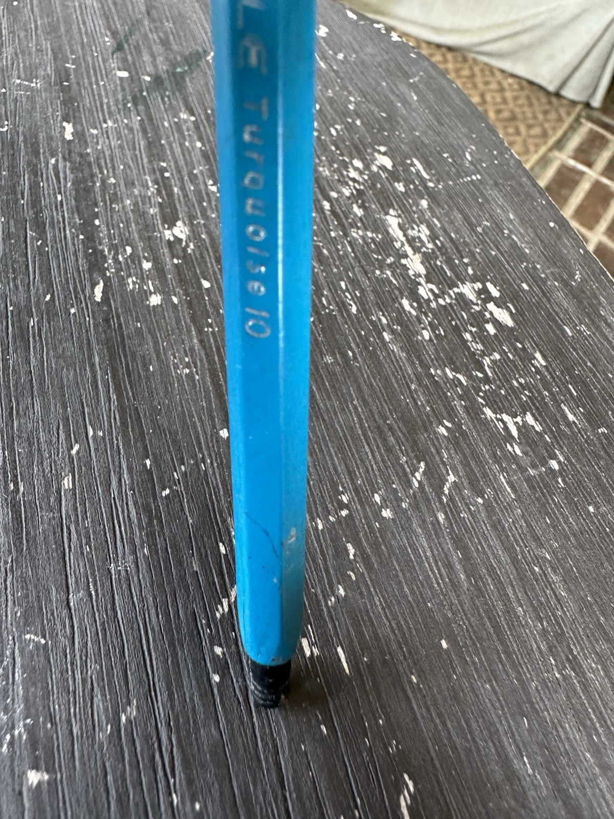 Vintage Eagle Turquoise 10 Mechanical Pencil made in England.-used-