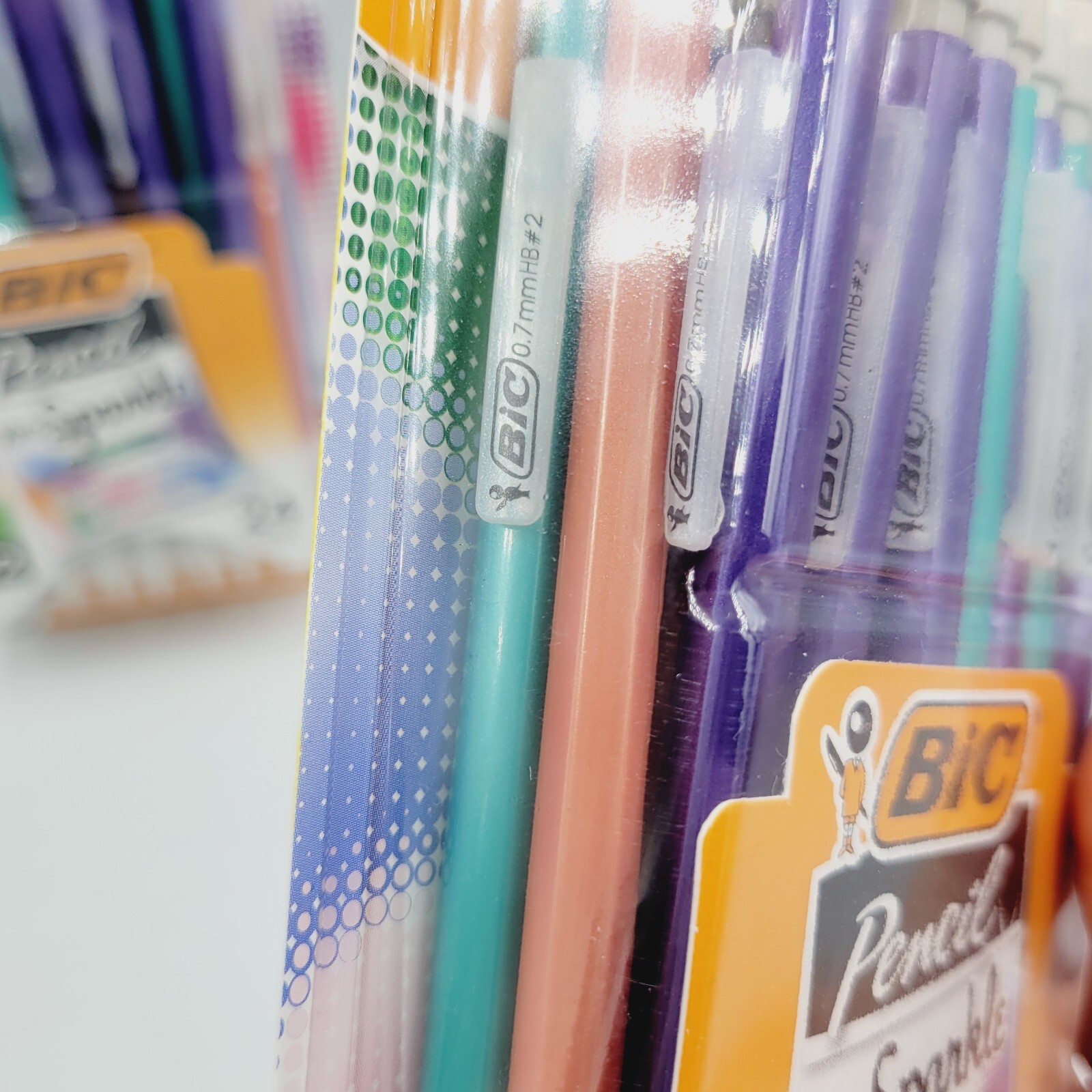 Lot Of 2 Packs BIC Xtra-Sparkle Mechanical #2 Pencil, Medium Point 0.7 mm, 24 Ct