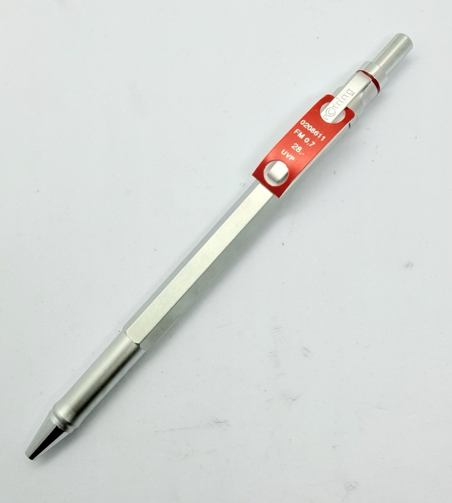 NOS Rotring newton Silver Mechanical Pencil 0.7 Double Push Retractable Germany