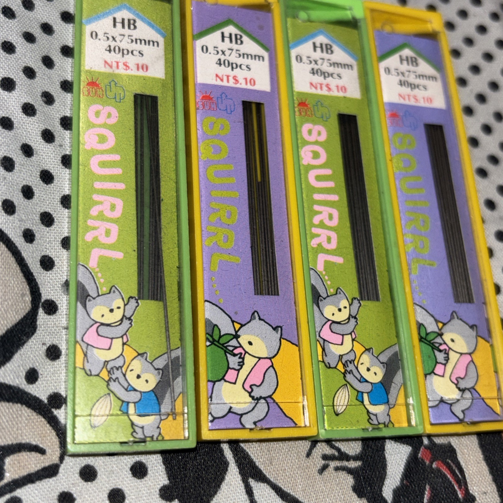 VTG Sanrio KO Pencil Lead Squirrl 0.5 x 75mm Squirrel