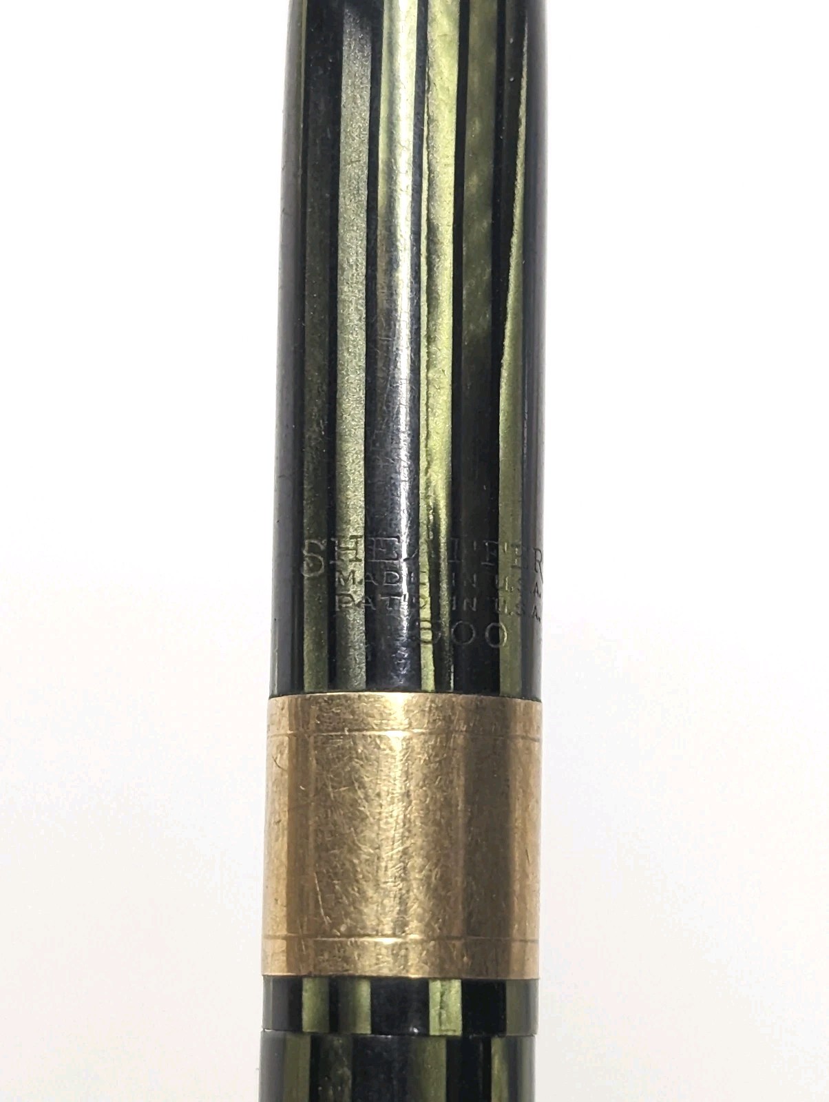 VIintage Sheaffers Mechanical Pencil Green Striped