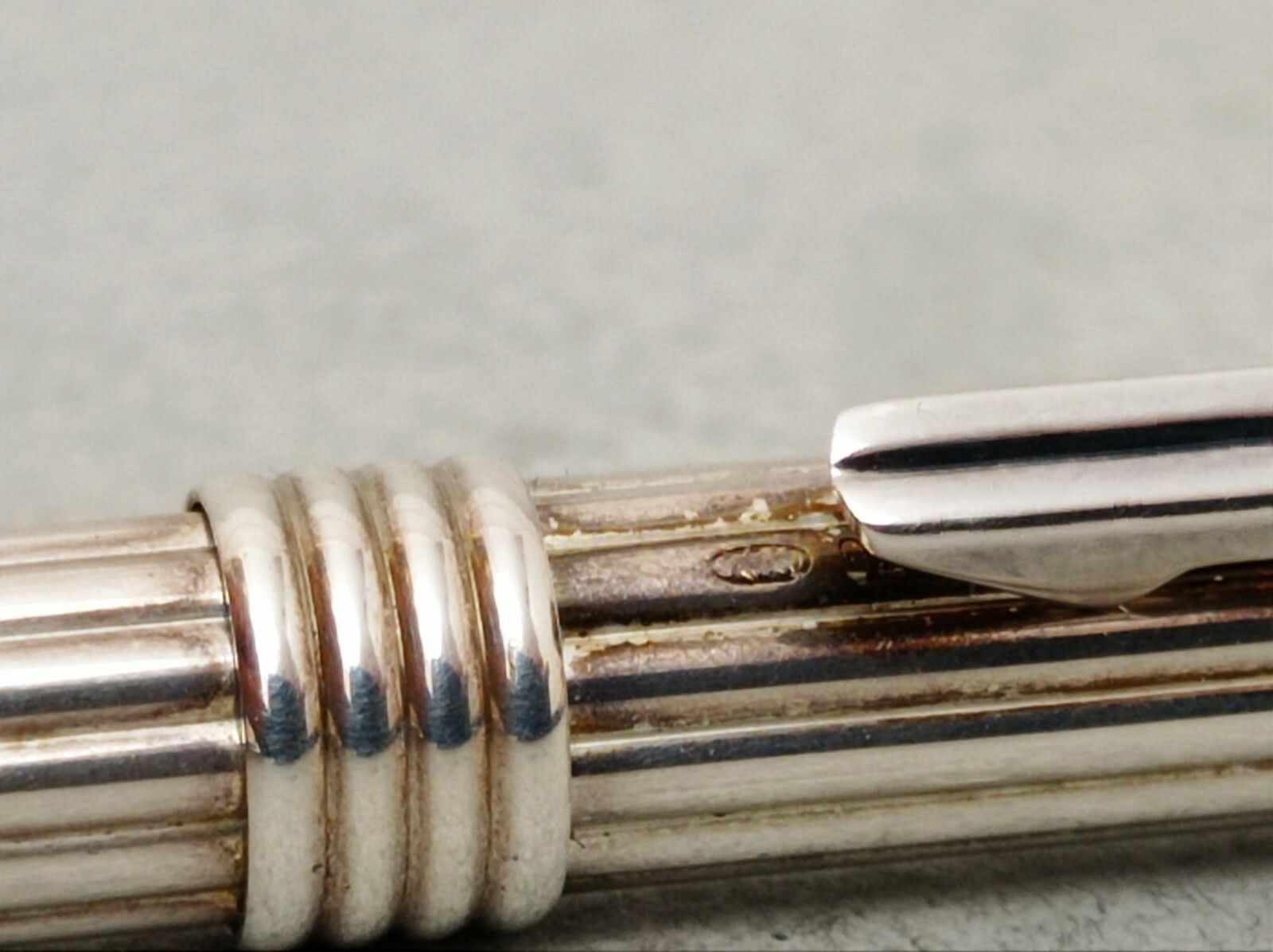 Christian Dior 925 Sterling Silver Mechanical Pencil 0.7mm Unused Boxed Rare 80s