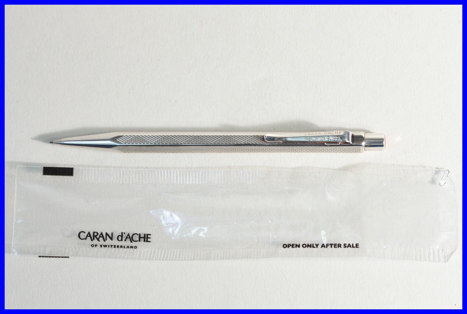 ECRIDOR Caran D’Ache RETRO Mechanical Pencil For 0.7Mm In Silver