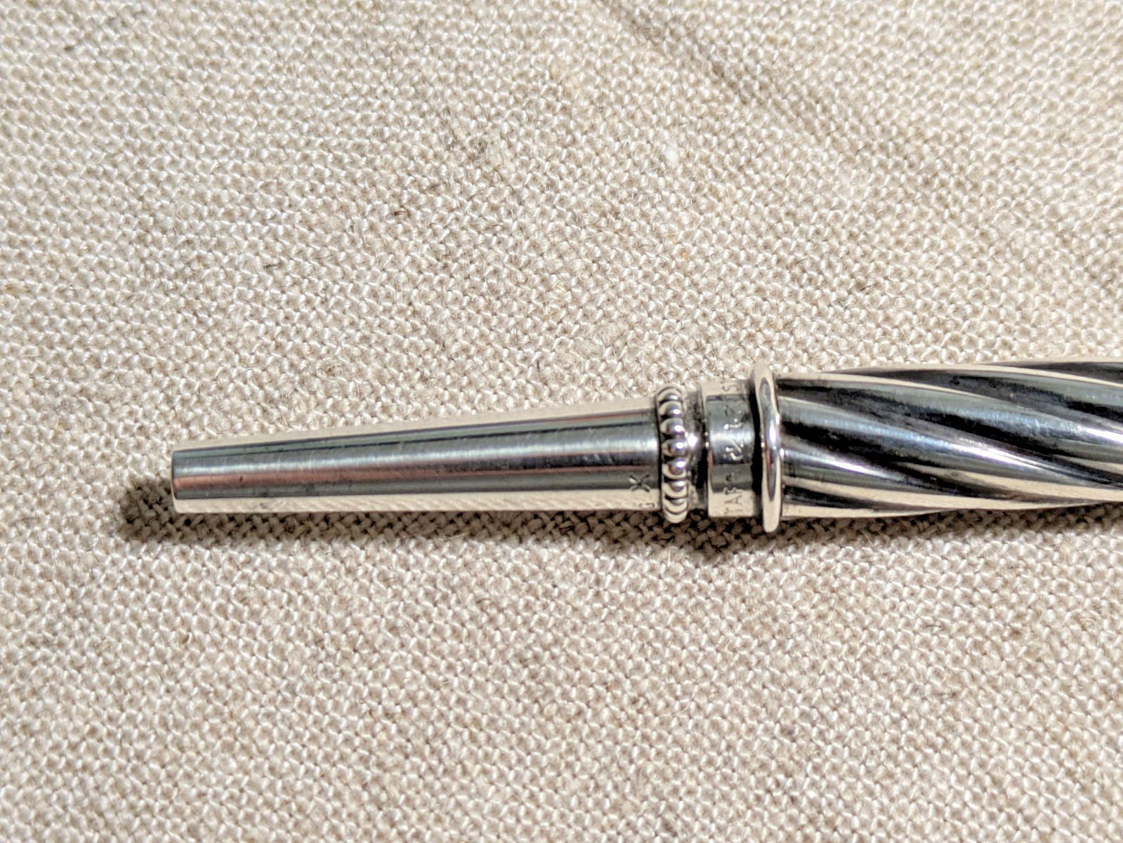 Black Starr & Frost sterling silver vintage pencil