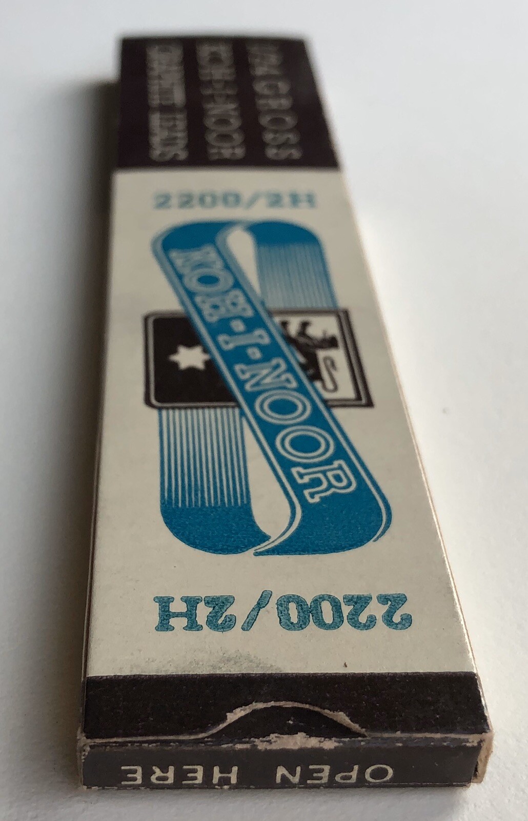 Vintage Koh-I-Noor Hardtmuth 2200 NOS 2mm 2H Drafting Lead 6 Pack Sleeve USA