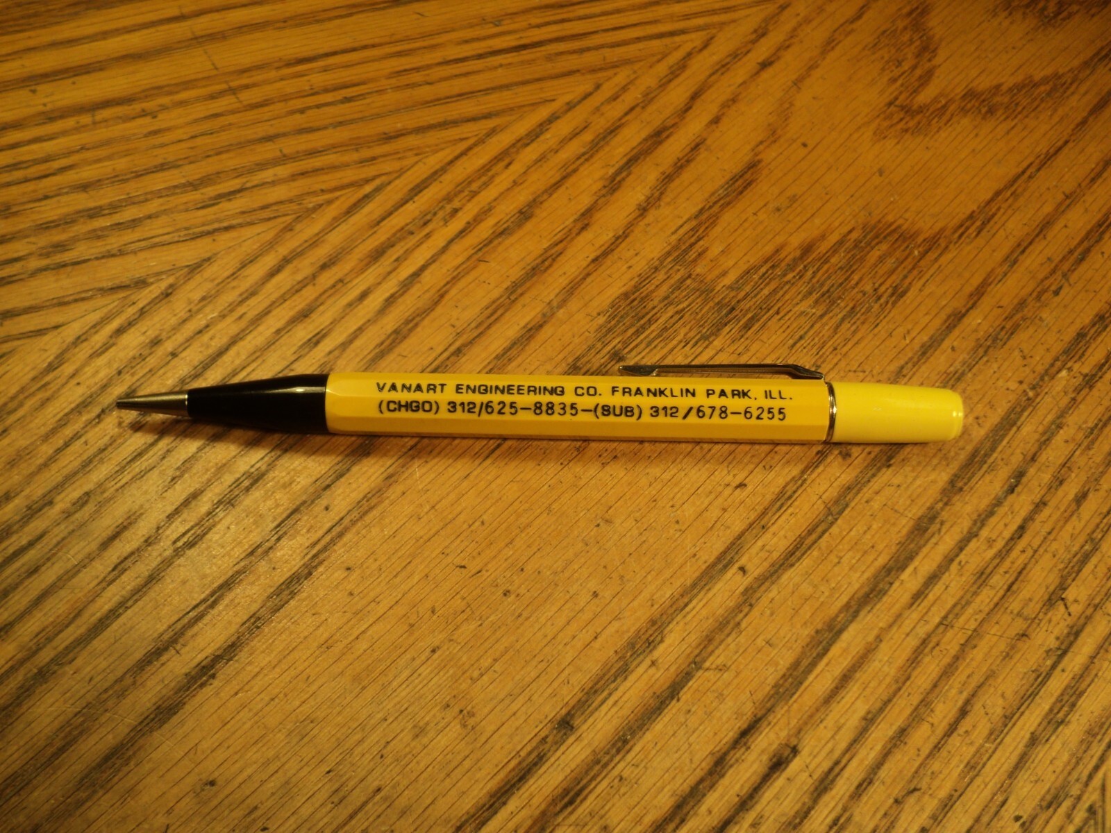 Vintage Autopoint Mechanical Pencil Vanart Engineering Co Franklin Park ILL Y