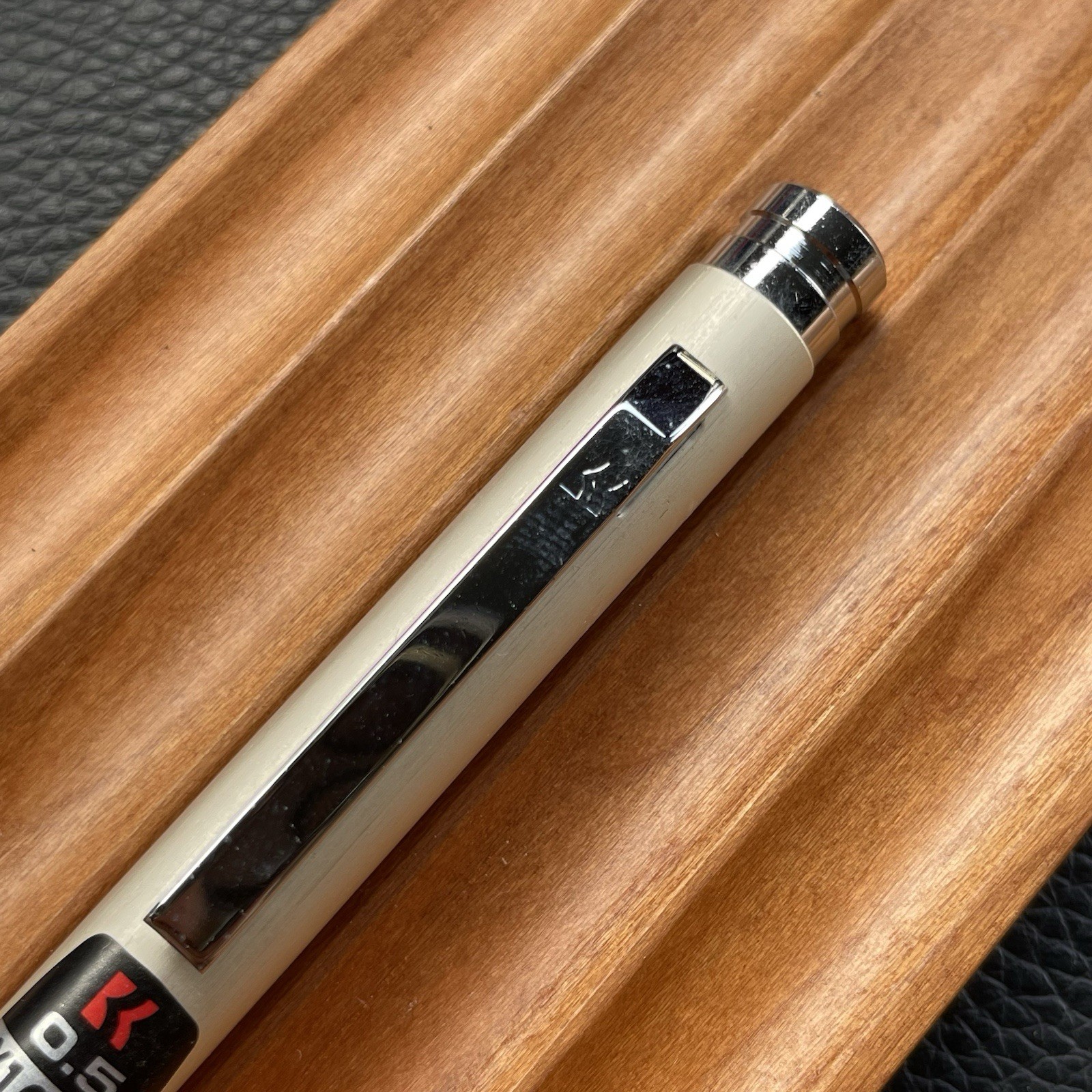 Kokuyo Mechanical Pencil PS-1 Body Knock Brushed Barrel 0.5 mm Made in Japan