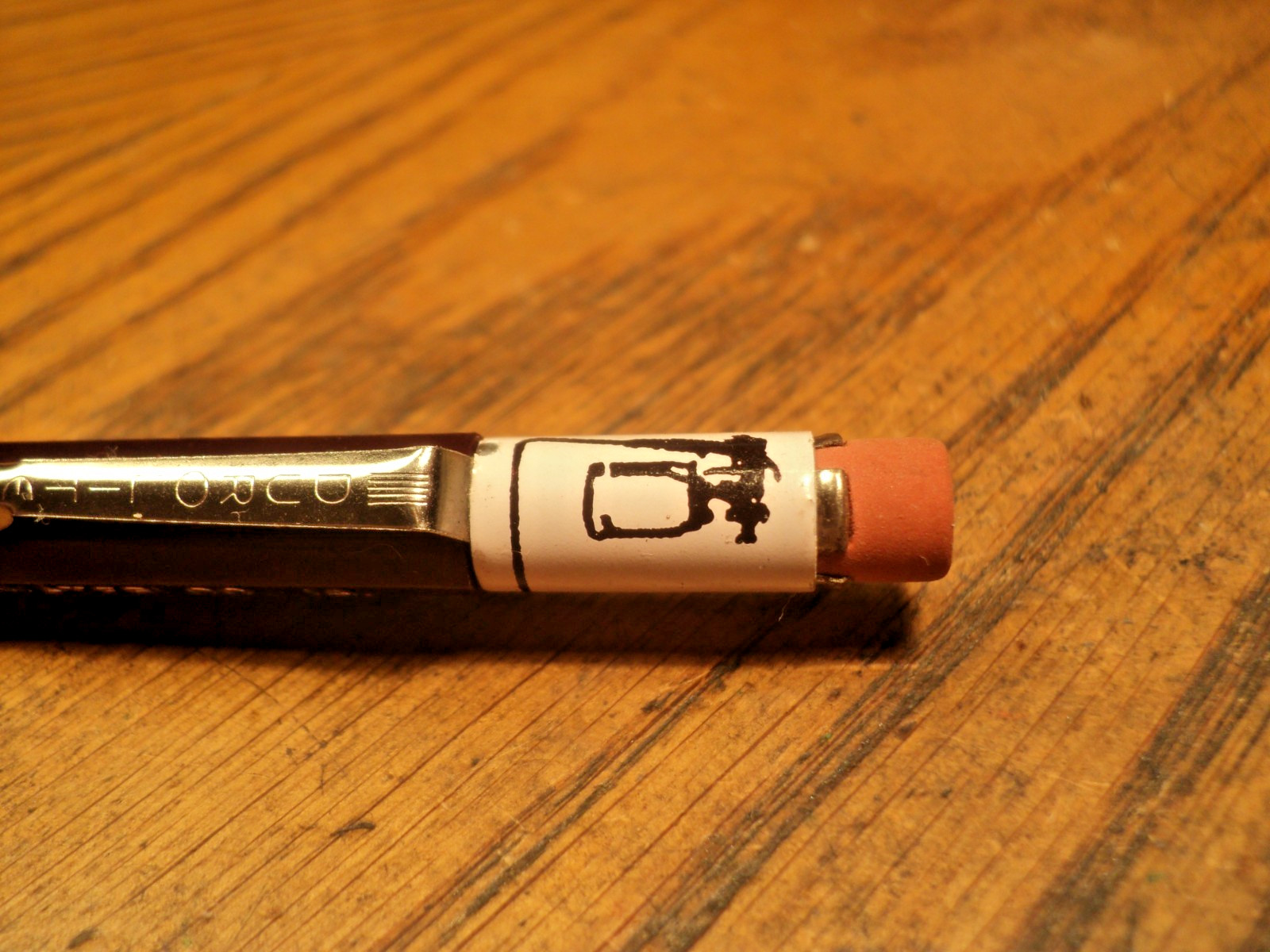 Vintage Durolite Mechanical Pencil Clark Supply Co Waterloo IA 5-5/8″ Long USA B