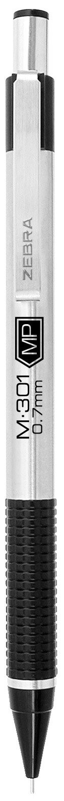 Stainless Steel Mechanical Pencils 0.7mm Medium Point, Black Grip, 24-Pack