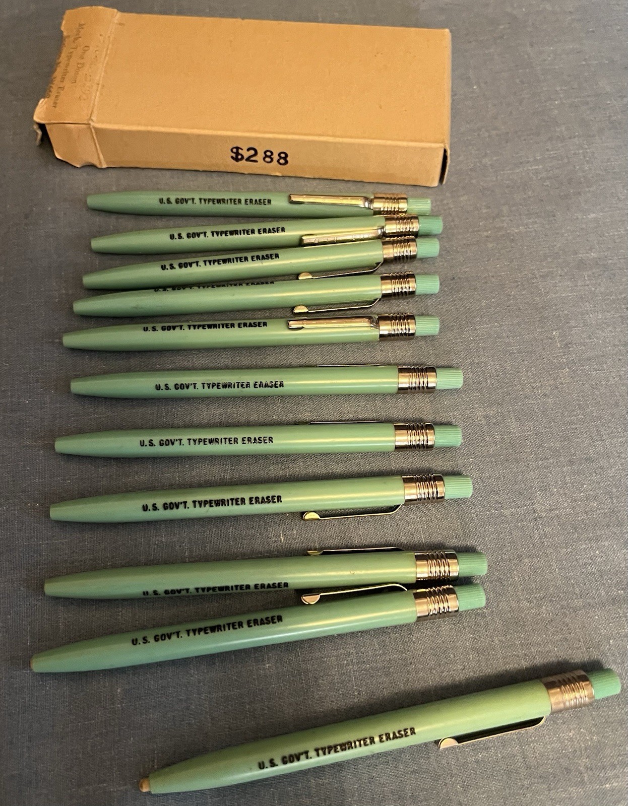 Vintage Lot 11 Scripto Mech. Typewriter Erasers no. 660