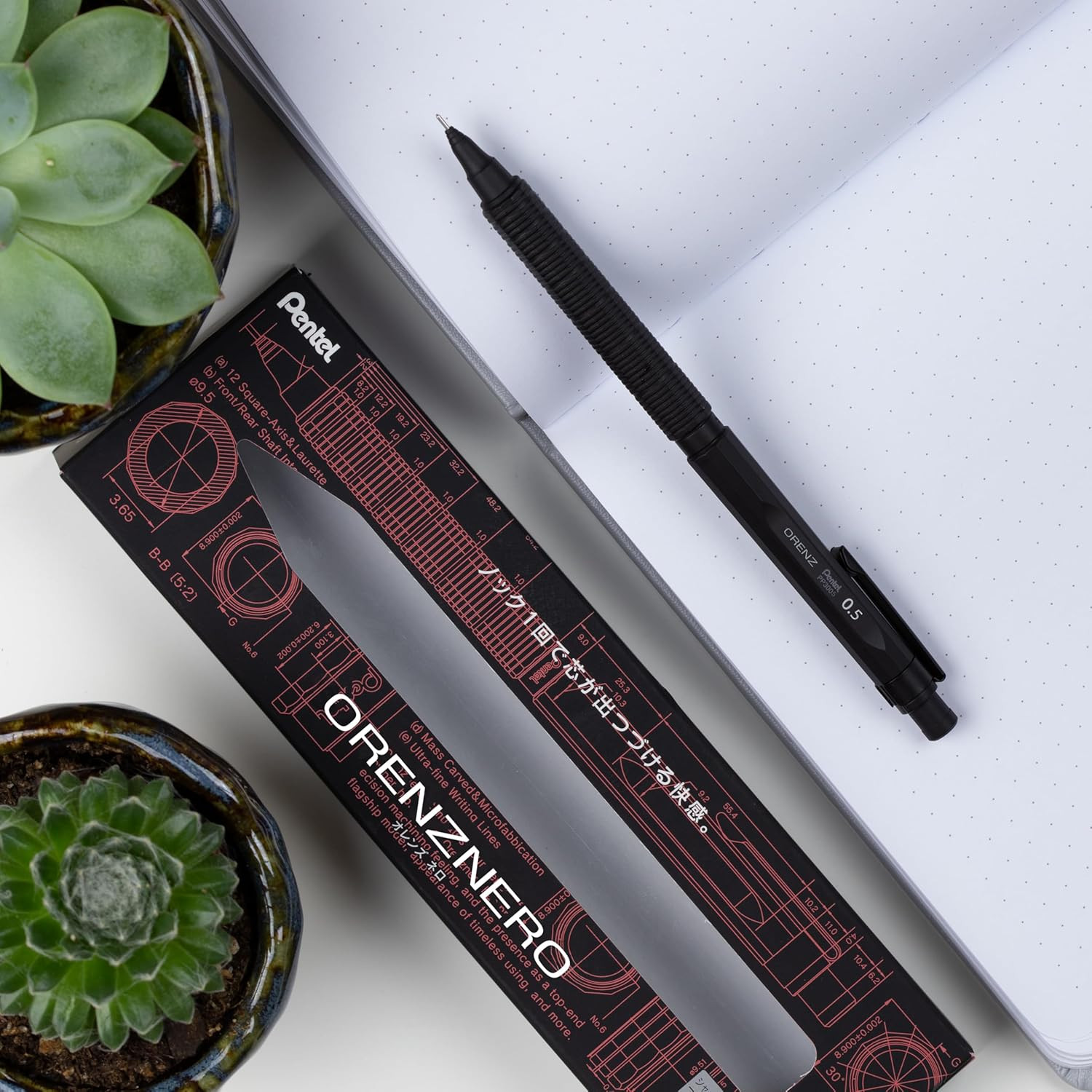 Orenznero 0.5Mm Mechanical Pencil with Auto Lead Feed Feature