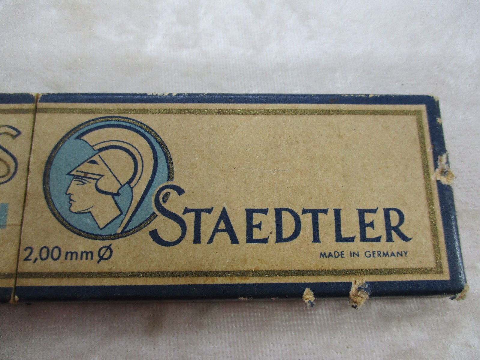Vintage Box of Mars Lumograph Staedtler Drawing Leads No. 1904-3H, NOS