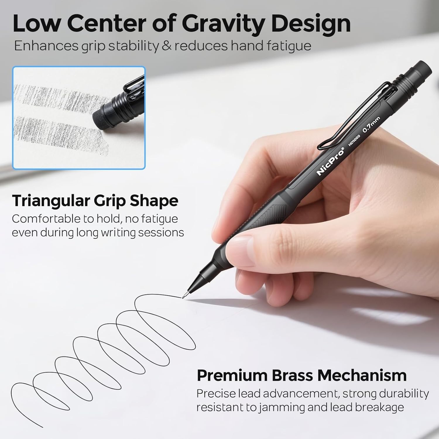 Durable Outdoor Mechanical Pencil Set – 0.7 mm, Perfect for Extreme Conditions