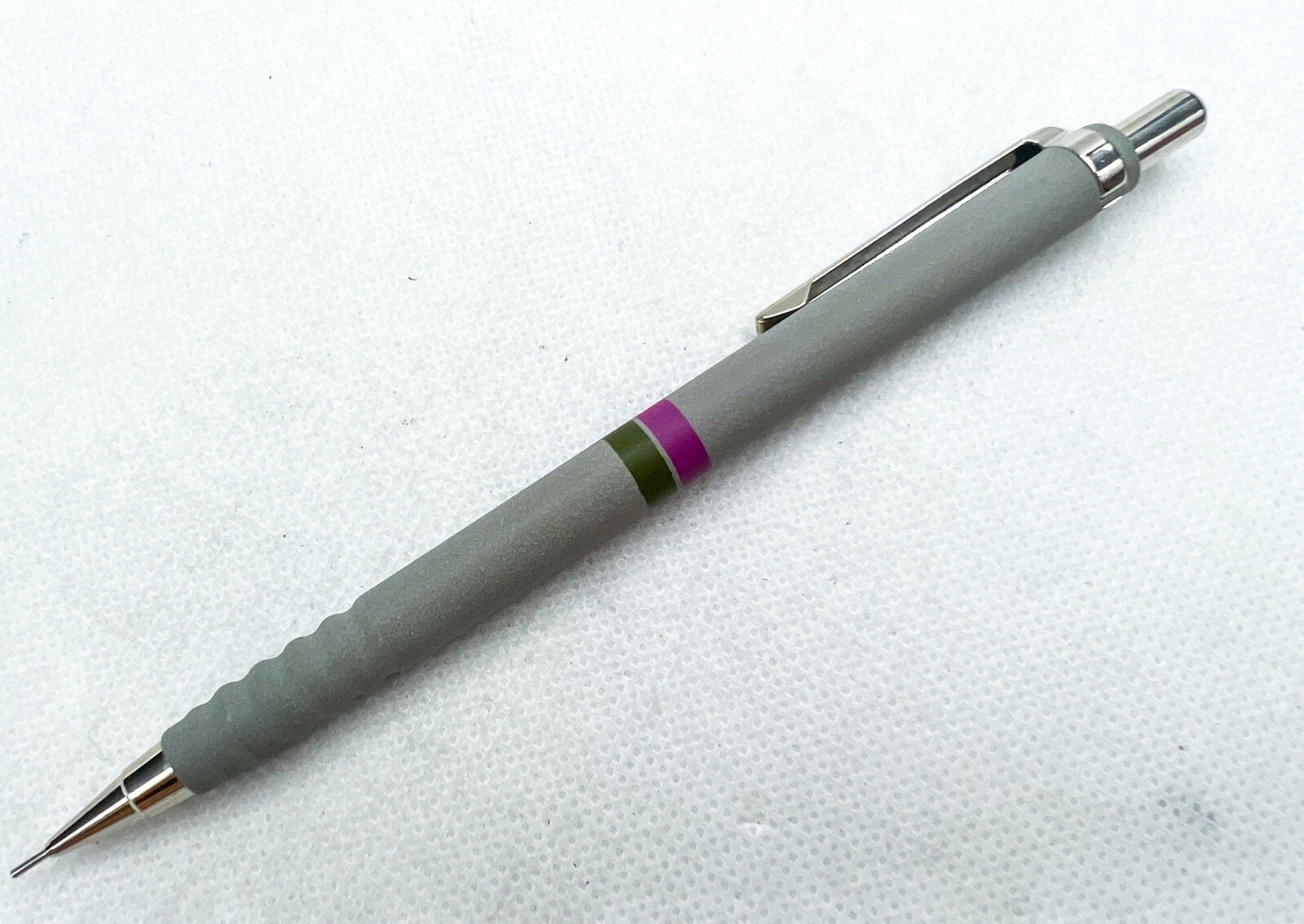 NOS rotring tikky 1 Special matte grey with two cirlces Mechanical Pencil 0.5mm