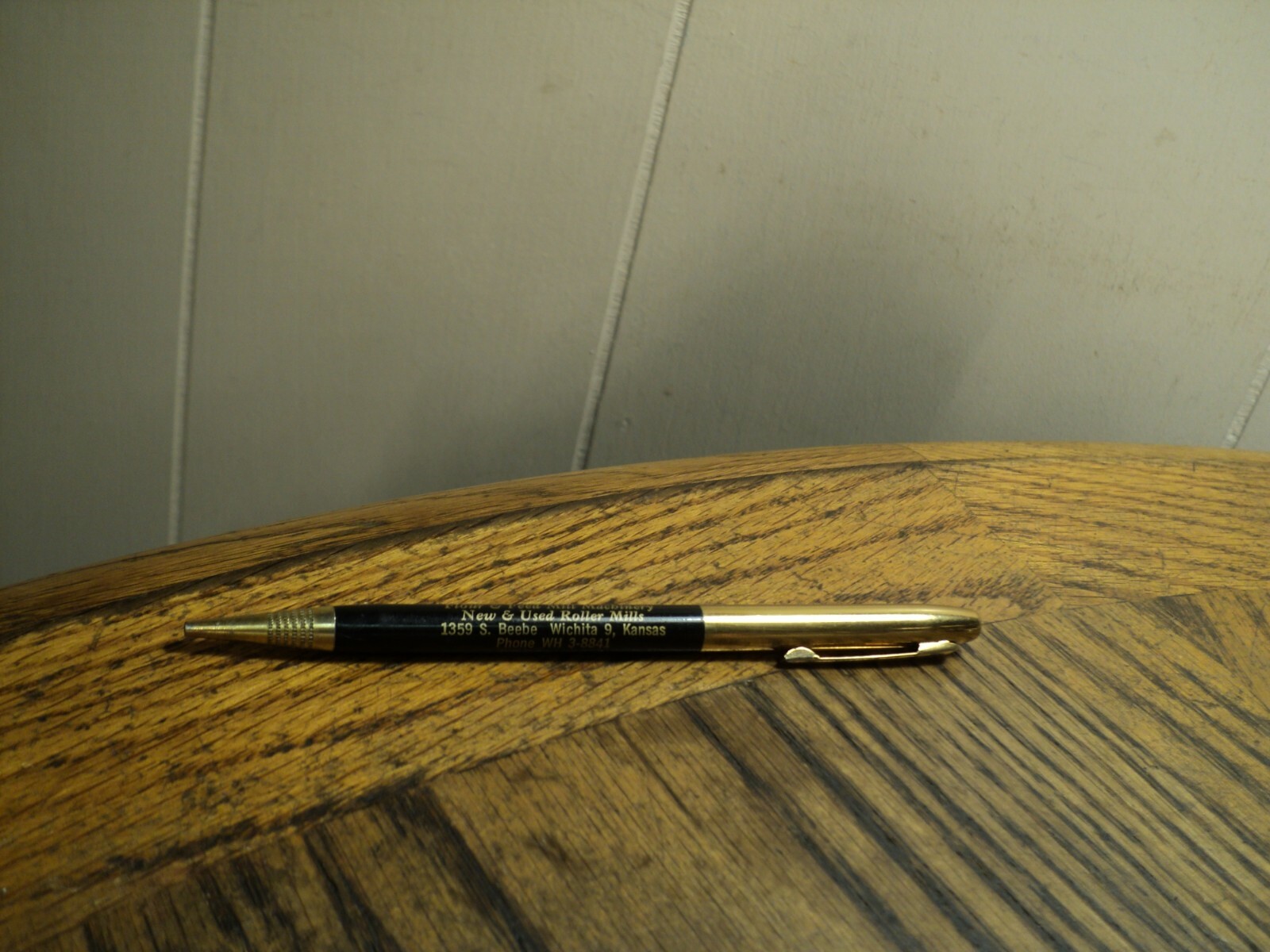 Vintage Mechanical Pencil Moore Manufacturing Co Flour & Feed Mill Machinery