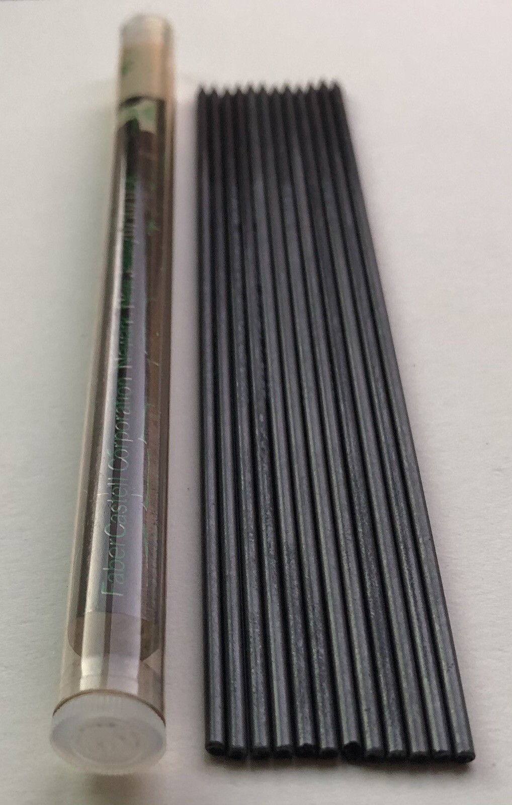 Vintage Faber Castell VENUS 3842 Drawing 2mm H Leads NOS Tube Of 12 NJ USA