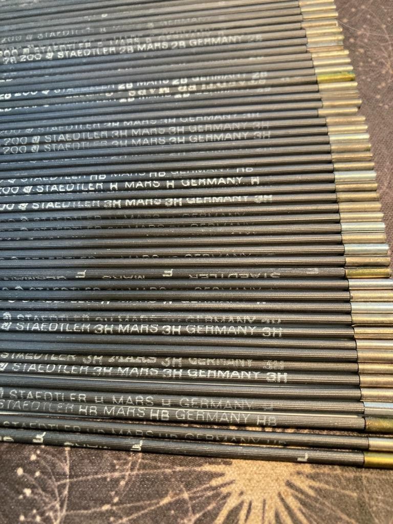 Staedtler Mars Mechanical Pencil Lead Refills Lot Of 50 Pieces Assorted Germany